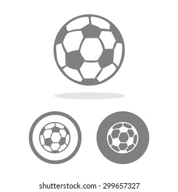 Football icon great for any use. Vector EPS10.