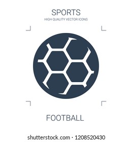 football icon. high quality filled football icon on white background. from sports collection flat trendy vector football symbol. use for web and mobile