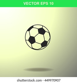 Football icon. Illustration for business.