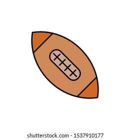 FOOTBALL ICON, ILLUSTRATION DESIGN TEMPLATE