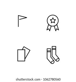 Football Icon Line Design