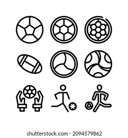 football icon or logo isolated sign symbol vector illustration - Collection of high quality black style vector icons

