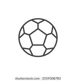 Football icon Logo symbol outline set