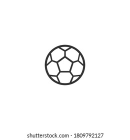 Football icon logo vector design