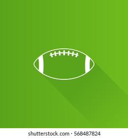 Football icon in Metro user interface color style. American sport ball goal