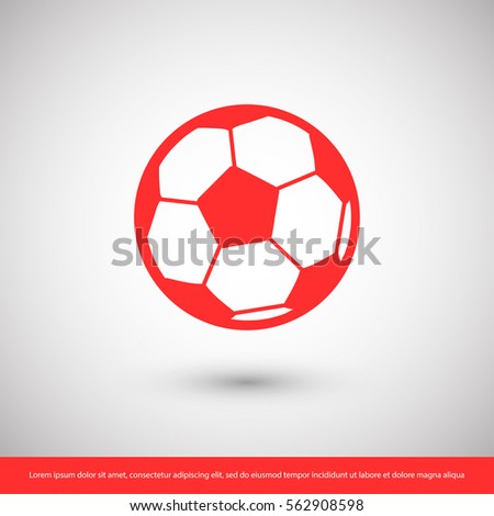 Football icon. One of set web icons