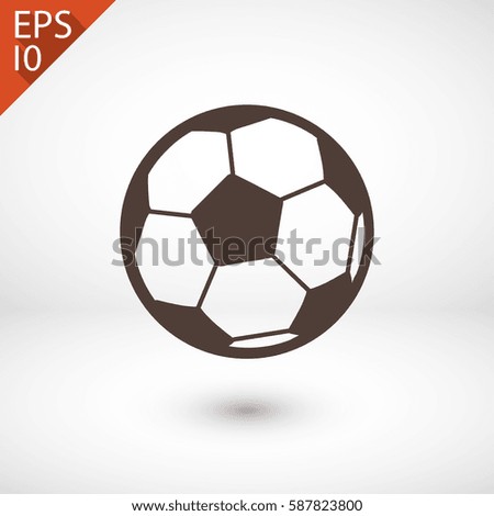 Football icon. One of set web icons