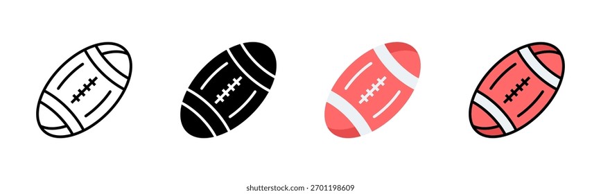Paquete de iconos de fútbol en múltiples estilos