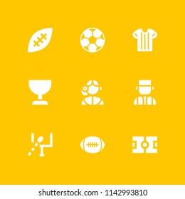 football icon set. serbian, soccer ball and football field vector icon for graphic design and web