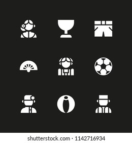 football icon set. soccer ball, argentinian and russian vector icon for graphic design and web