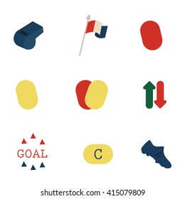 football icon set ,Vector illustration