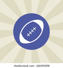 football icon. sign design. background