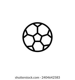 Football icon simple ball vector perfect soccer illustration