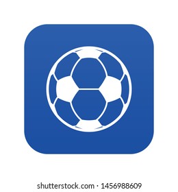 Football icon. Simple illustration of football vector icon for web