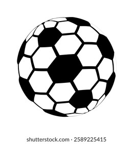 football icon in simple style on a white background vector illustration 