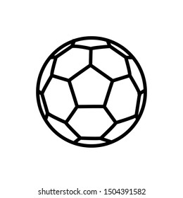 football icon in sports line style