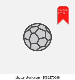 Football icon vector