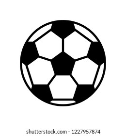 Football Icon Vector Stock Vector (Royalty Free) 1227957874 | Shutterstock