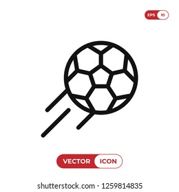 Football icon vector