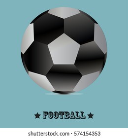 Football icon vector