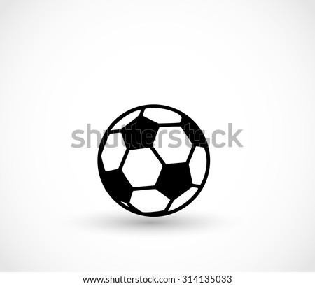 Football icon vector