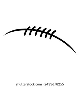 Football icon vector. American football ball illustration sign. American football symbol. Sport logo.