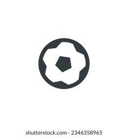 Football icon, football vector illustration