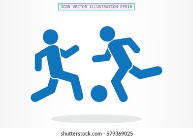 football icon vector illustration eps10. Isolated badge for website or app - stock infographics.
