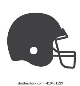 Football icon Vector Illustration on the white background.