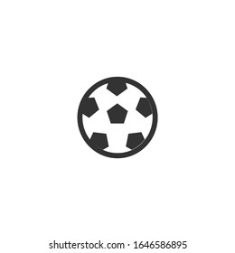 football Icon vector sign isolated for graphic and web design. football symbol template color editable on white background.