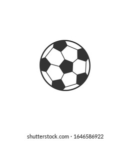 football Icon vector sign isolated for graphic and web design. football symbol template color editable on white background.