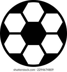 football icon vector . soccer ball icon in simple style