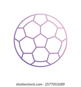 Football icon vector stock illustration