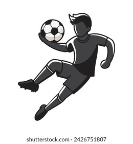 Illustration der Fußball-Icon-Vektorvorlage