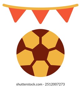 Football icon for web, app, infographic, etc