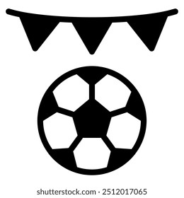 Football icon for web, app, infographic, etc