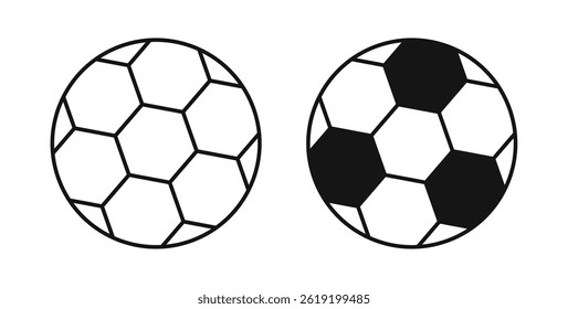 Football icons set in black colors on white background