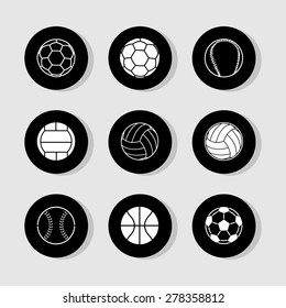 Football icons set great for any use. Vector EPS10.
