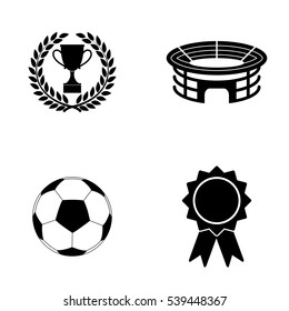 Football icons  vector set