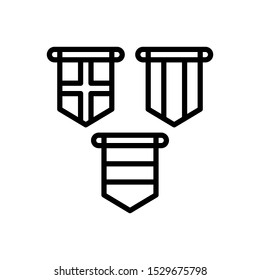 football international flags icon, vector and illustration