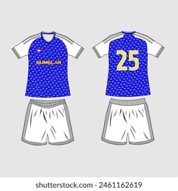 football jersey design or can be used as sports jersey material