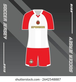 Football Jersey Design with a mix of modern patterns
