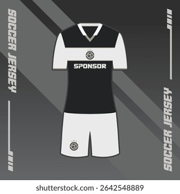 Football Jersey Design with a mix of modern patterns