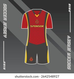 Football Jersey Design with a mix of modern patterns