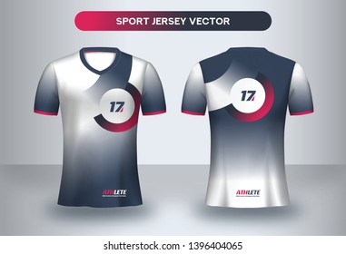 Football Jersey Design Template Corporate Design Stock Vector (Royalty ...