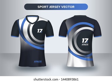 Download Football Jersey Design Template Corporate Design Stock Vector Royalty Free 1440893861