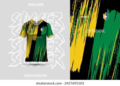 Football jersey design template, suitable for jersey design, background, poster.