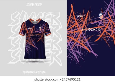 Football jersey design template, suitable for jersey design, background, poster.