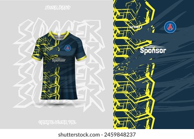 Football jersey design template, suitable for jersey design, background, poster.
