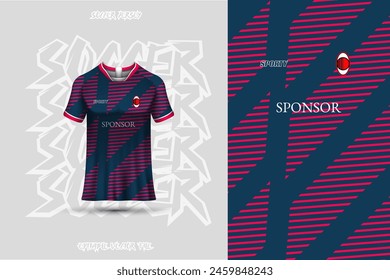 Football jersey design template, suitable for jersey design, background, poster.